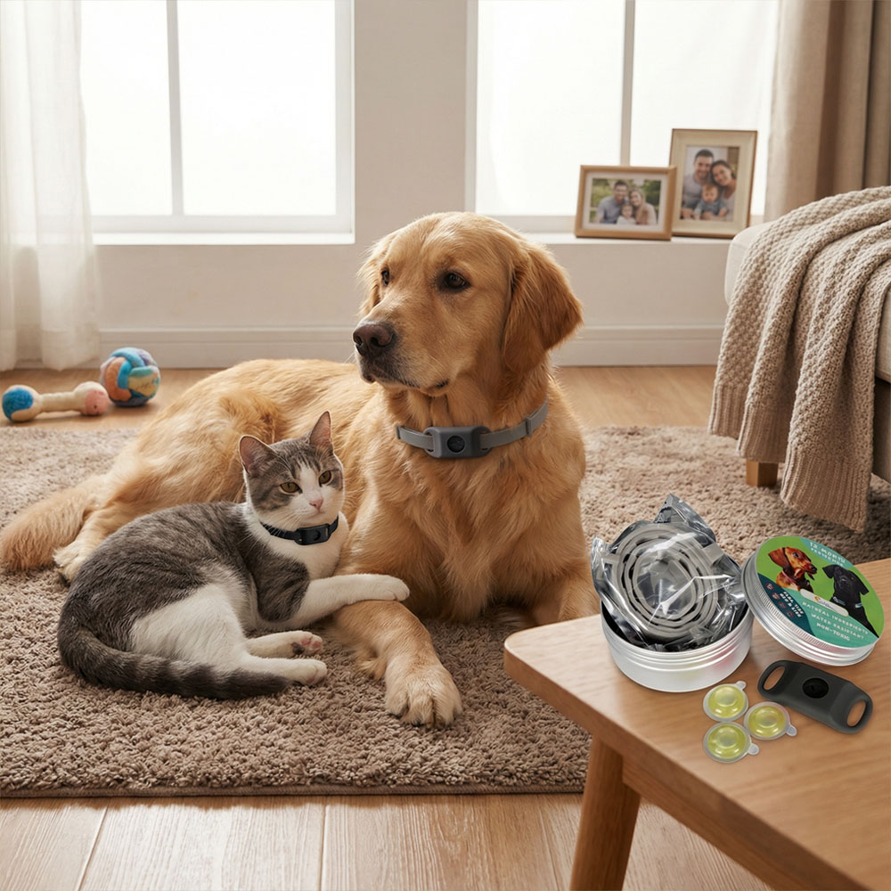 Outdoor Adventure Activities - Durable Pet Safety Protection Collar Natural
