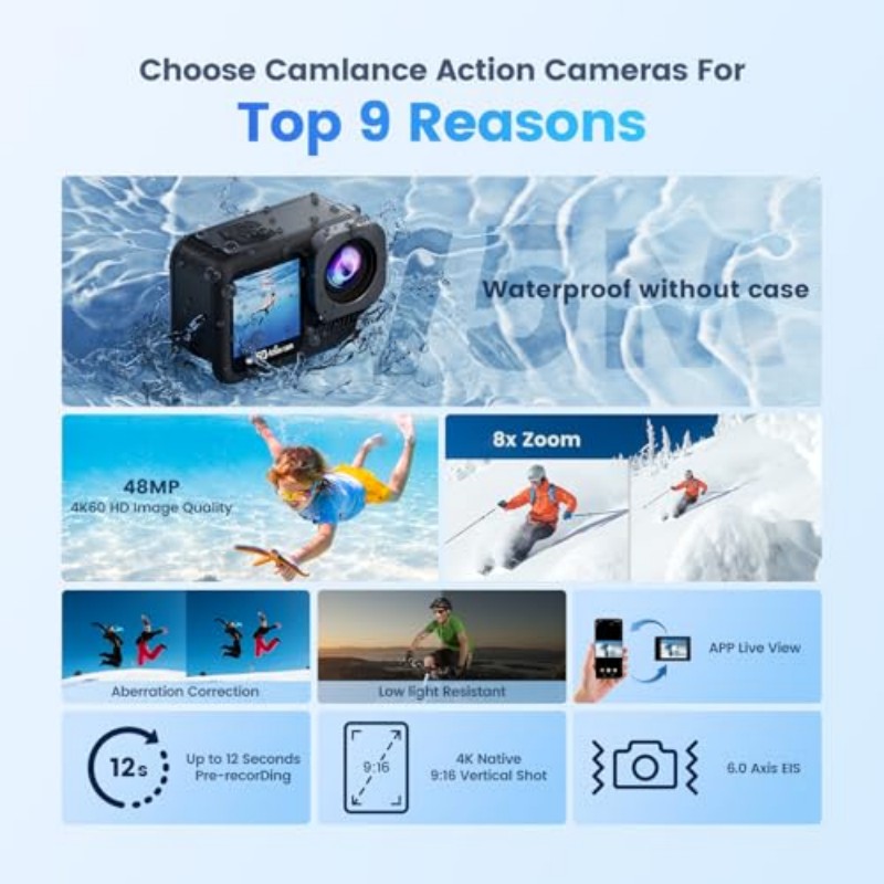 Mini body camera, 2K action ca - đánh giá và giá Outdoor Adventure Activities